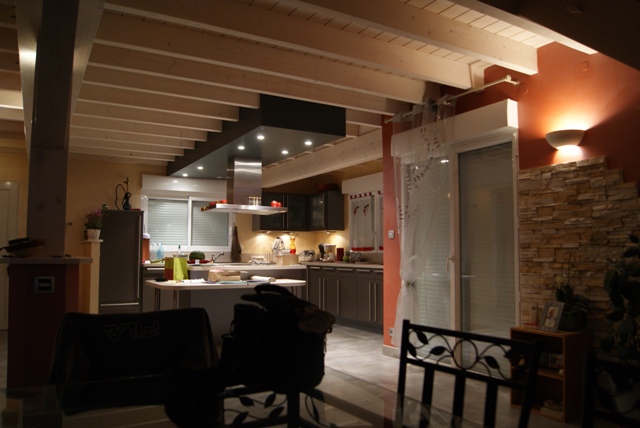 Cuisine maison ossature bois